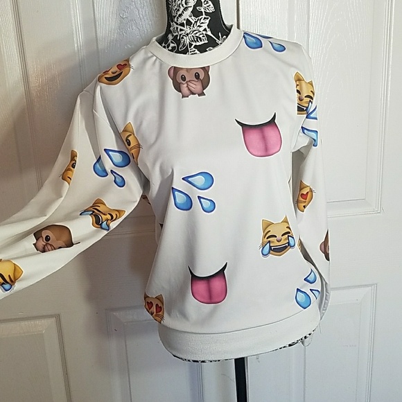 Givenchy Emoji Sweatshirt Small Medium 